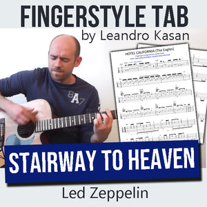 Stairway to Heaven (Led Zeppelin) - Full Fingerstyle Tablature by Leandro Kasan