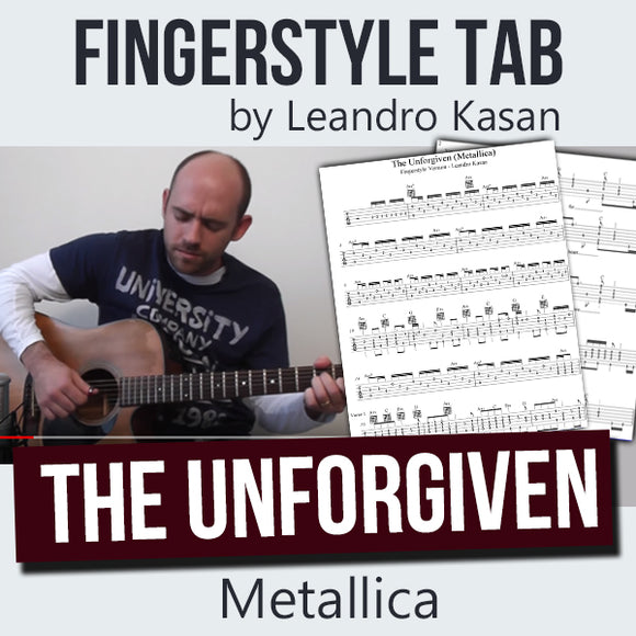 The Unforgiven (Metallica) - Full Fingerstyle Tablature